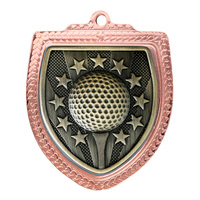 1067BVP-MS10G: Shield Medal - Golf