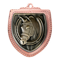 1067BVP-MS29G: Shield Medal - Horses