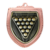 1067BVP-MS34G: Shield Medal - Billiards/Pool