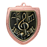 1067BVP-MS44G: Shield Medal - Music