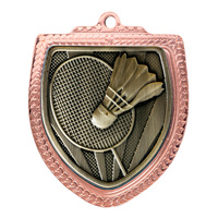 1067BVP-MS57G: Shield Medal - Badminton