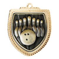 1067GVP-MS21G: Shield Medal - Tenpin