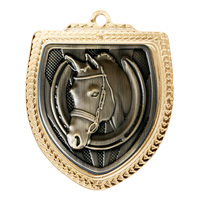 1067GVP-MS29G: Shield Medal - Horses
