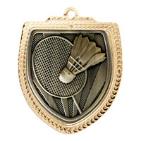1067GVP-MS57G: Shield Medal - Badminton