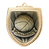 1067GVP-MS7B: Shield Medal - Basketball