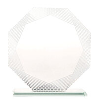 1288-3A: Mirror Edge Glass-Octagon