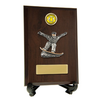 8233CH-CF66G: Plaque with Snowboard Trim