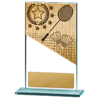 BG01C-PS57A: Badminton Theme on Glass