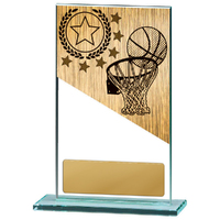Basketball Theme on Glass