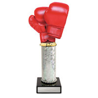 Boxing Figure on Column