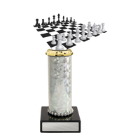 Chess Figurine on Column