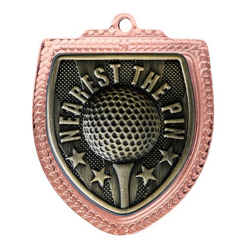 1067BVP-MS10NTP: Shield Medal - Golf NTP