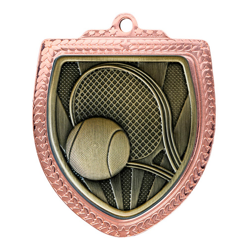 1067BVP-MS12G : Shield Medal - Tennis 