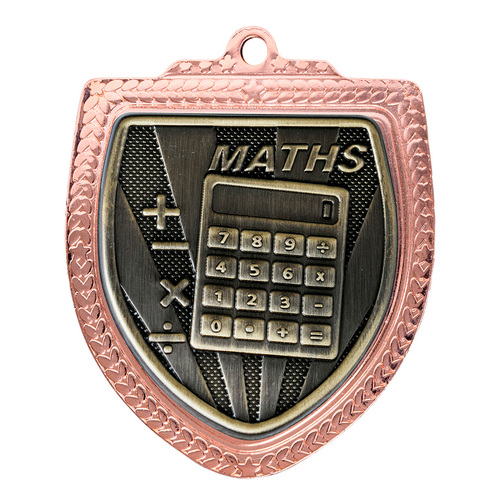 1067BVP-MS40G: Shield Medal - Maths