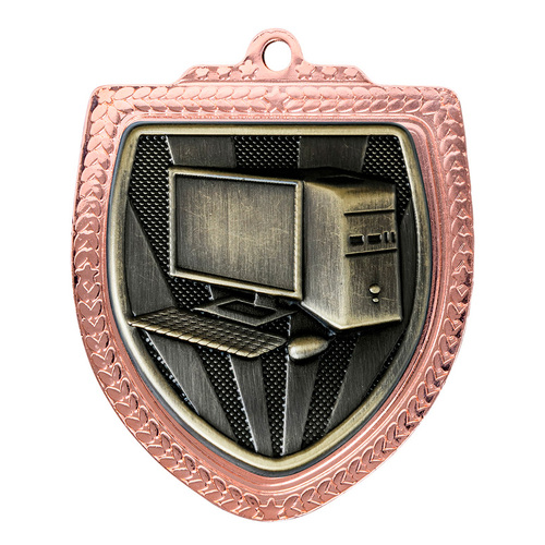 1067BVP-MS42G: Shield Medal - Computers