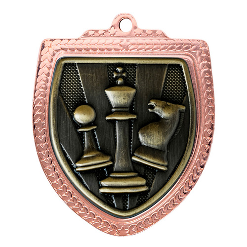 1067BVP-MS43G: Shield Medal - Chess