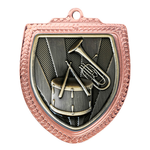 1067BVP-MS45G: Shield Medal - Band