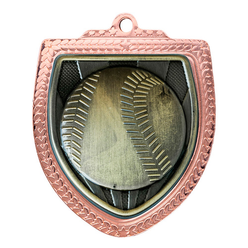 1067BVP-MS5B: Shield Medal - Baseball/Softball