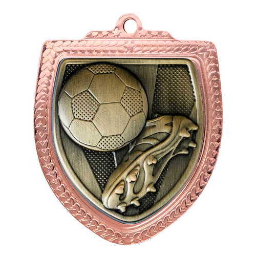 1067BVP-MS9A: Shield Medal - Football Boot