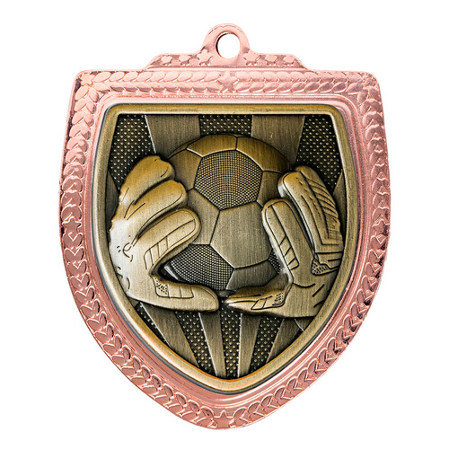 1067BVP-MS9GK: Shield Medal - Football Goalkeeper