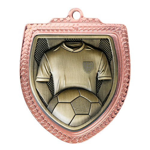 1067BVP-MS9S: Shield Medal - Football Shirt