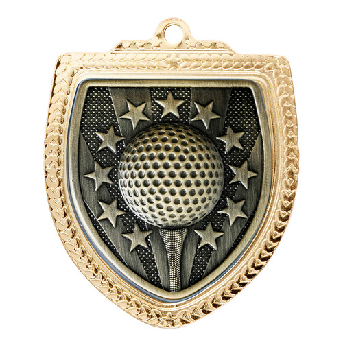 1067GVP-MS10G: Shield Medal - Golf