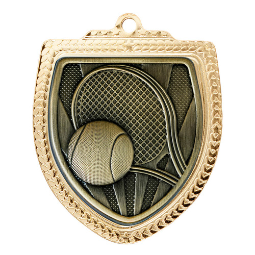 1067GVP-MS12G : Shield Medal - Tennis 