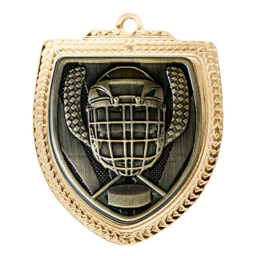 1067GVP-MS25G: Shield Medal - Ice Hockey