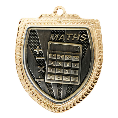 1067GVP-MS40G: Shield Medal - Maths