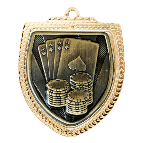 1067GVP-MS54G: Shield Medal - Poker