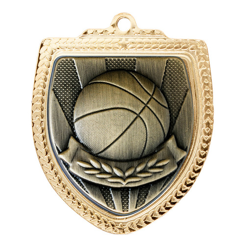 1067GVP-MS7B: Shield Medal - Basketball