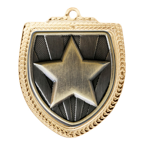 1067GVP-MS91G: Shield Medal - Star