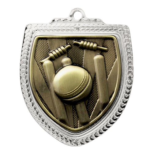 1067SVP-MS1G: Shield Medal - Cricket  