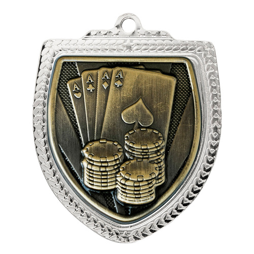 1067SVP-MS54G: Shield Medal - Poker