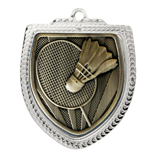 1067SVP-MS57G: Shield Medal - Badminton