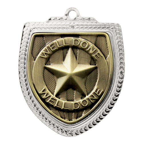 1067SVP-MS96G: Shield Medal - Well Done!