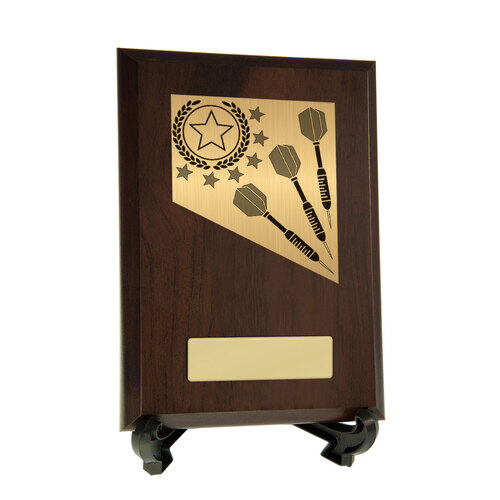 8231CH-PS26A : Plaque with Darts Trim