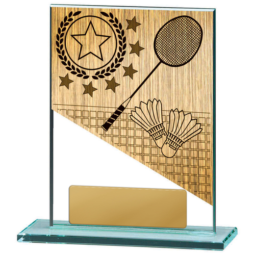 BG01A-PS57A: Badminton Theme on Glass