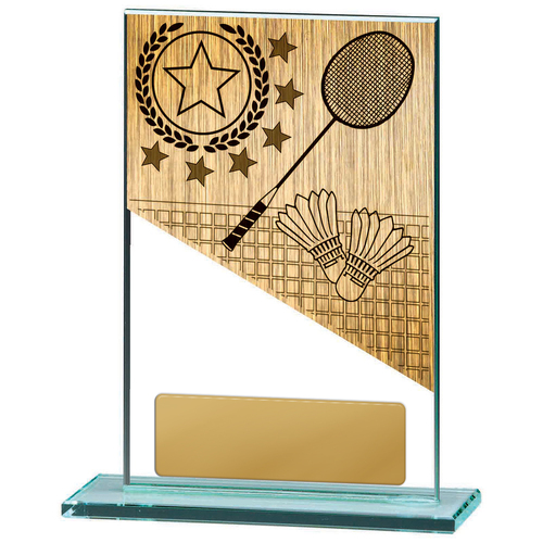 BG01B-PS57A: Badminton Theme on Glass