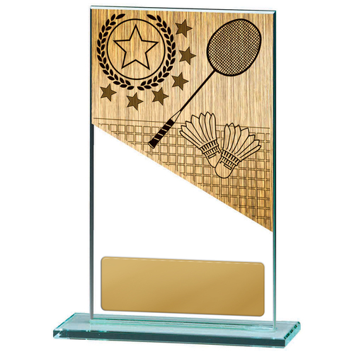 BG01C-PS57A: Badminton Theme on Glass