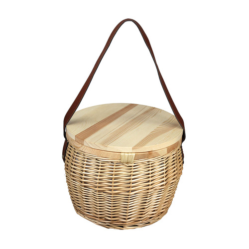 ETK1031: Portofino Trekk Wicker Cooler Basket 