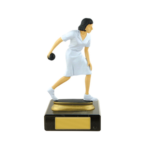 S24-15105: Lawn Bowls Figure on Base