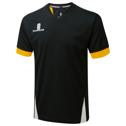 SUR365BLK-AM-SJ-WH-SJ: Blade Training Shirt-Black-Amber-White