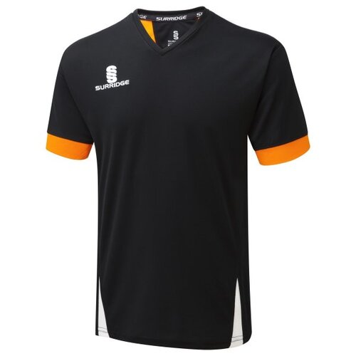 SUR365BLK-OR-WH-SJ: Blade Training Shirt-Black-Orange-White