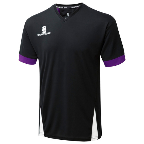 SUR365BLK-PUR-WH-SJ: Blade Training Shirt-Black-Purple-White