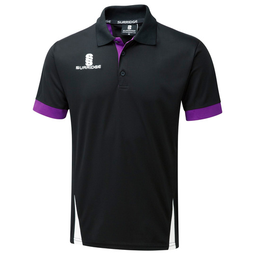 SUR366BLK-PUR-WH-SJ: Blade Training Shirt-Black-Purple-White