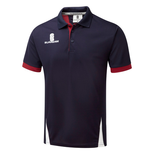 SUR366NA-MAR-WH-SJ: Blade Training Shirt-Navy-Maroon-White