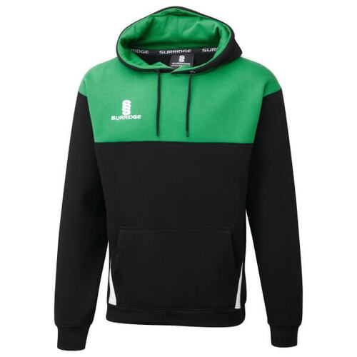 SUR367BLK-EM-WH-SJ: Blade Hoody-Black-White