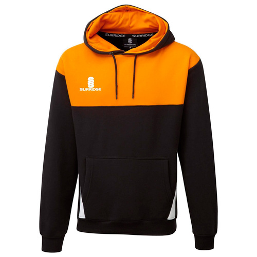 SUR367BLK-OR-WH-SJ: Blade Hoody-Black-Orange-White