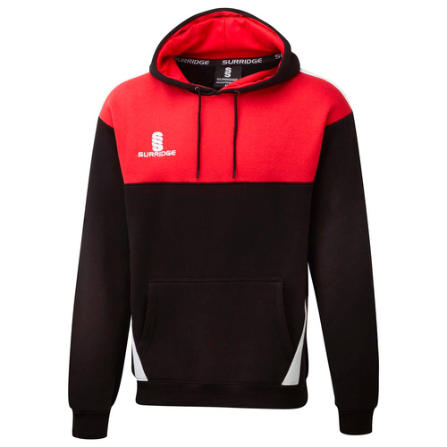 SUR367BLK-RE-WH-SJ: Blade Hoody-Black-Red-White